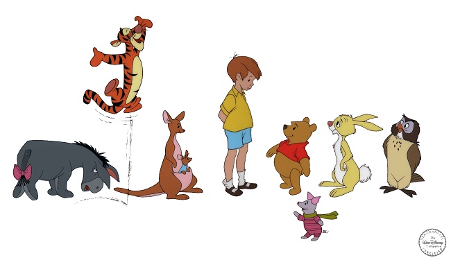 large Winnie Pooh Cast large Winnie Pooh Cast